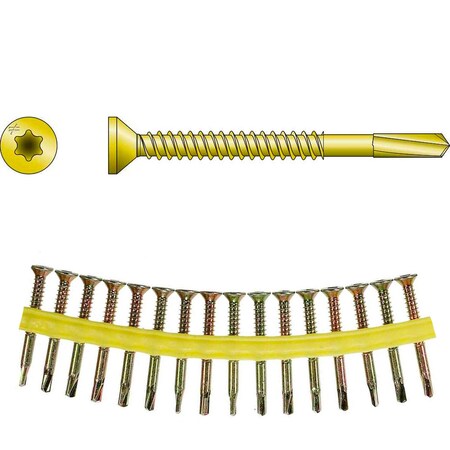 Quikdrive No. 8 x 1-15/16in Subfloor-to-Steel Pilot Pt. Screw PPHD11516S0818